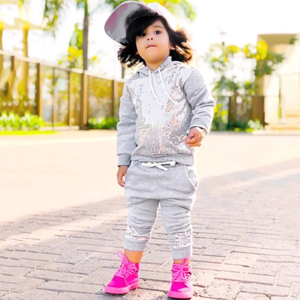 children's clothing clothes Boys clothesToddler Baby Girl Long Sleeves Hooded Sequins Top+Pants Outfit Kids Clothes Sets L30812
children's clothing clothes Boys clothesToddler Baby Girl Long Sleeves Hooded Sequins Top+Pants Outfit Kids Clothes Sets L30812