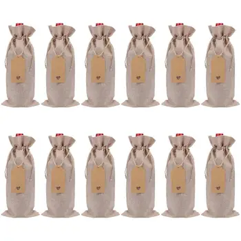 25Pcs/Set Wine Bag Champagne Bottle Wrapping Drawstring Party Table Decor with Paper Label
25Pcs/Set Wine Bag Champagne Bottle Wrapping Drawstring Party Table Decor with Paper Label