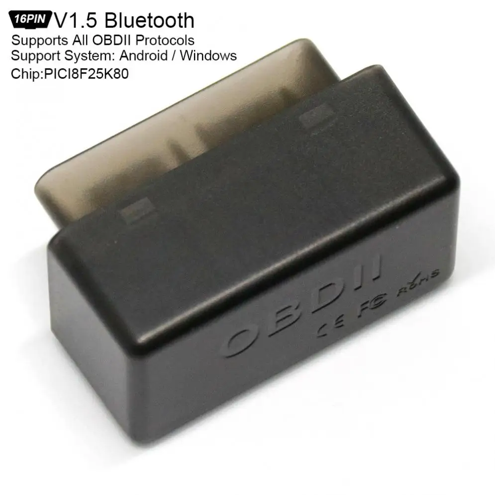 ELM327 V1.5 PICI8F25K80 Super Mini Bluetooth Scanner Interface Auto Interface Code Readers Diagnostic Tool OBDII Protocols
ELM327 V1.5 PICI8F25K80 Super Mini Bluetooth Scanner Interface Auto Interface Code Readers Diagnostic Tool OBDII Protocols