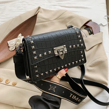 Stone Pattern Rivet Diagonal Women's Bag 2020 Fashion Messenger All-match Shoulder Bag Ladies Purses Sacos De Mujer De Vestir gg
Stone Pattern Rivet Diagonal Women's Bag 2020 Fashion Messenger All-match Shoulder Bag Ladies Purses Sacos De Mujer De Vestir gg