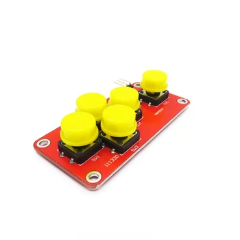 5pcs AD Keyboard Simulate Five Key Module Analog Button For Arduino Sensor Expansion Board 
5pcs AD Keyboard Simulate Five Key Module Analog Button For Arduino Sensor Expansion Board