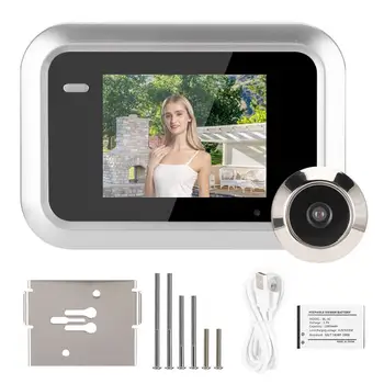 2.4in Intelligent Digital Door Viewer Screen Display 0.3MP 145 Degrees Wide Angle Camera Photo Recording
2.4in Intelligent Digital Door Viewer Screen Display 0.3MP 145 Degrees Wide Angle Camera Photo Recording