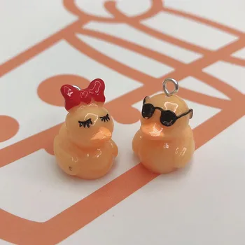 10pcs/pack Cute Boy and Girl Yellow Lovers Duck Resin Charms Pendant for Jewelry DIY Making 20mm 
10pcs/pack Cute Boy and Girl Yellow Lovers Duck Resin Charms Pendant for Jewelry DIY Making 20mm