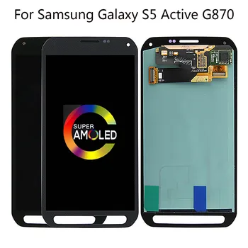 5.1" Super AMOLED LCD For SAMSUNG GALAXY S5 Active SM-G870A G870 LCD Screen Display Touch Digitizer Assembly S5 Active LCD
5.1" Super AMOLED LCD For SAMSUNG GALAXY S5 Active SM-G870A G870 LCD Screen Display Touch Digitizer Assembly S5 Active LCD