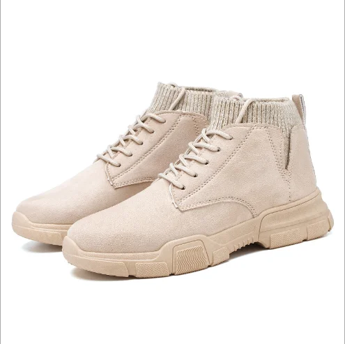 boots for men autumn/winter 2019 new style with fleece middle and high top boots for men's non-slip socks for men's casual work
boots for men autumn/winter 2019 new style with fleece middle and high top boots for men's non-slip socks for men's casual work