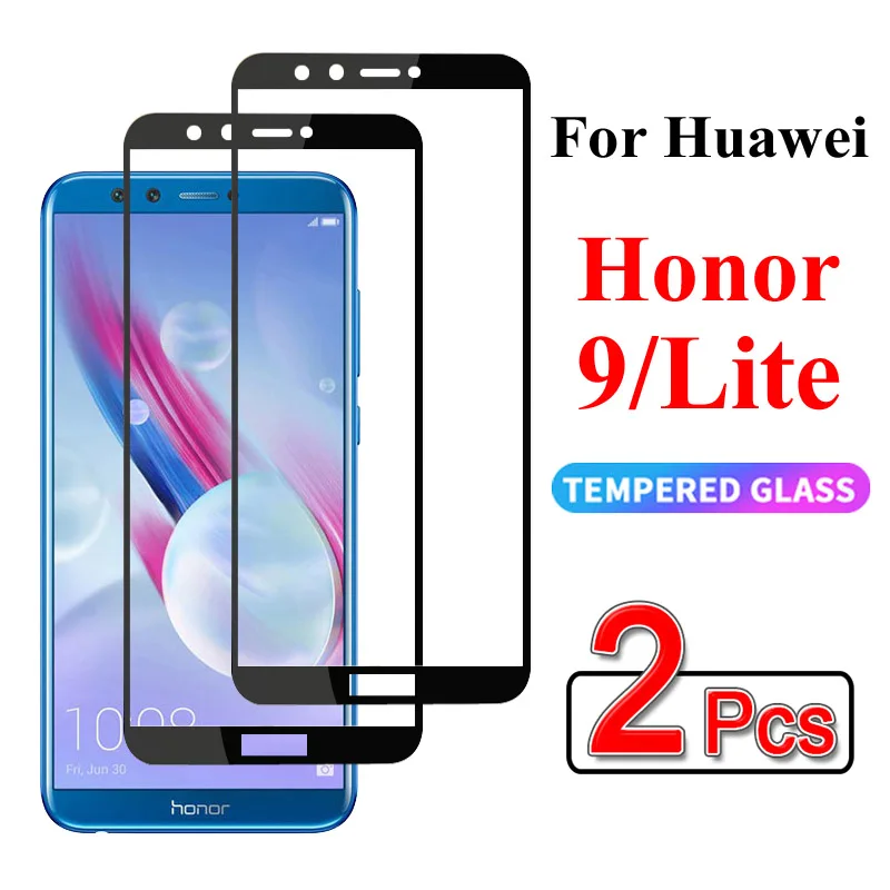 2 шт. закаленное стекло для huawei honor 9 lite защитное huwei светильник 9honor cam tremp verre| |
