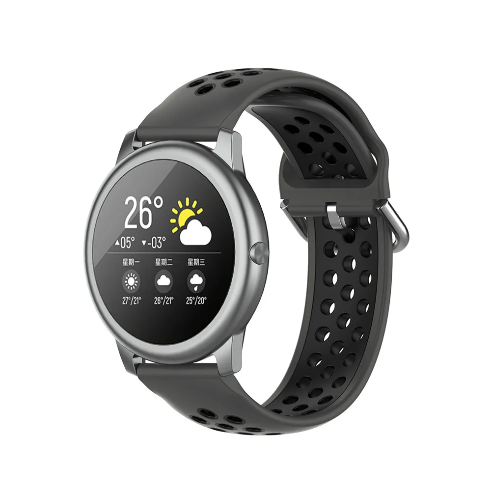 Сменный ремешок для часов 22 мм двухцветный Xiaomi Haylou Solar LS05 Samsung Galaxy Watch 3 45