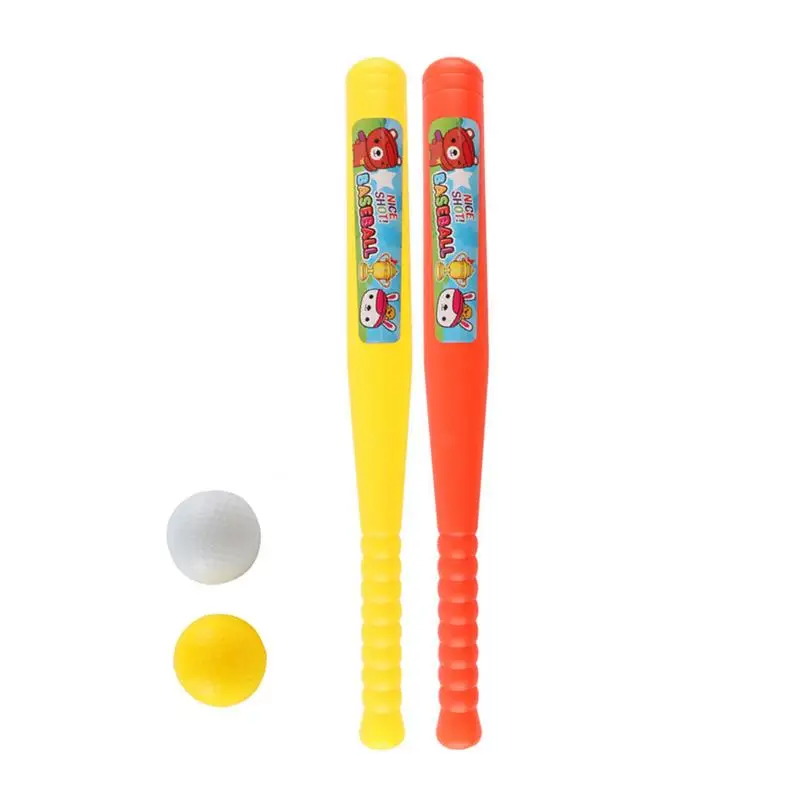 2 PCs Mini Plastic Random Color Baseball Bat and 2 PCs Comfortable Odorless Outdoor Balls for Kids Children Teenagers
2 PCs Mini Plastic Random Color Baseball Bat and 2 PCs Comfortable Odorless Outdoor Balls for Kids Children Teenagers