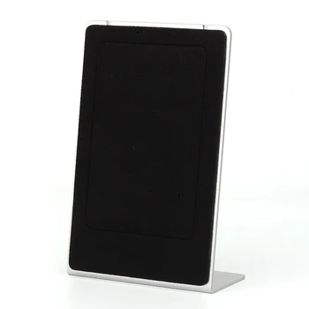 New Eco Friendly Suede Black Metal Plate Microfiber Leather Jewelry Earring Pendant Necklace Counter Shop Window Display Stand
New Eco Friendly Suede Black Metal Plate Microfiber Leather Jewelry Earring Pendant Necklace Counter Shop Window Display Stand