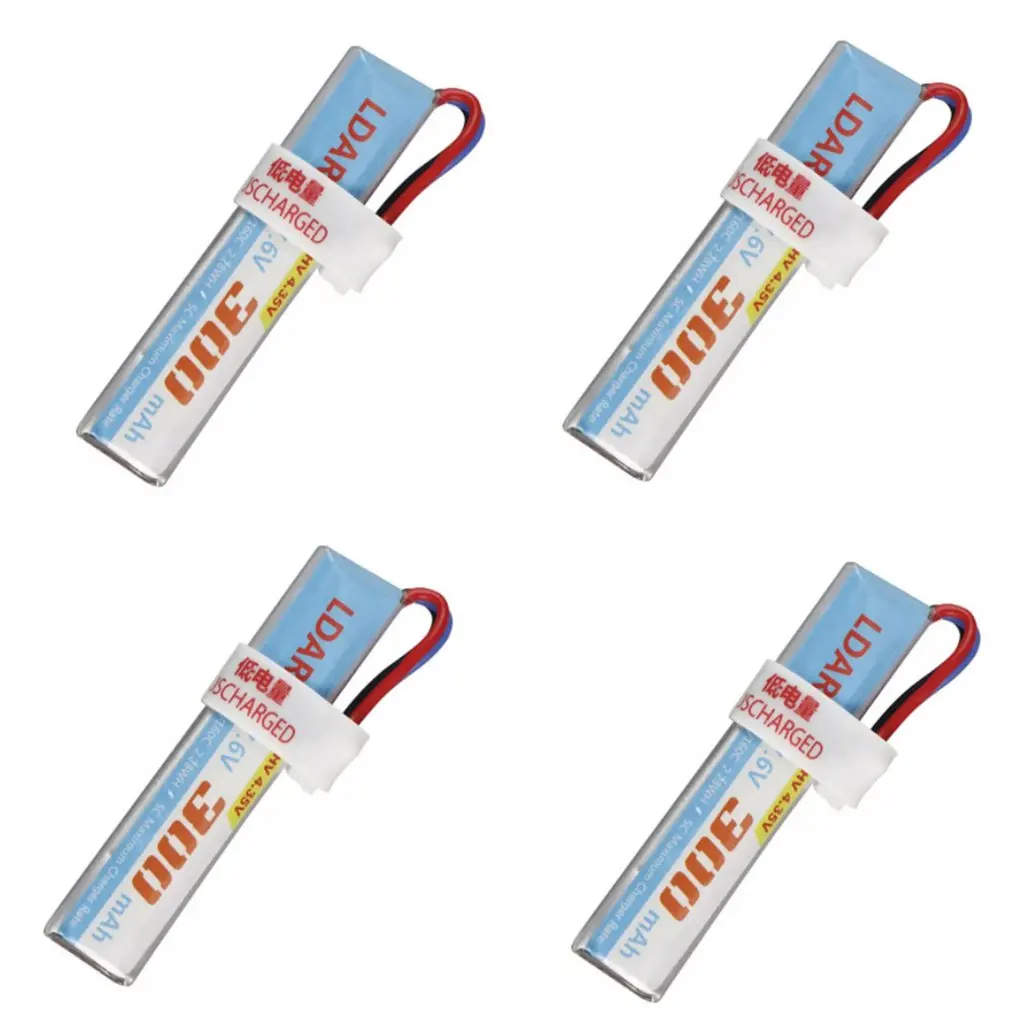 1PC/4PCS 2S 7.6V 300mAh 80C HV 4.35V Lipo Rechargable Battery with XH 2.54 Balance Plug for RC Drone FPV Racing Model
1PC/4PCS 2S 7.6V 300mAh 80C HV 4.35V Lipo Rechargable Battery with XH 2.54 Balance Plug for RC Drone FPV Racing Model