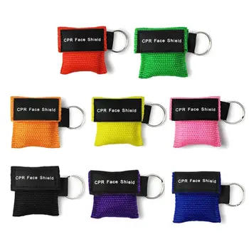 15Pieces CPR Key Chain Emergency CPR Face Shields with One-Way Valves for First Aid or AED Training Colors Random
15Pieces CPR Key Chain Emergency CPR Face Shields with One-Way Valves for First Aid or AED Training Colors Random