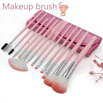 12pcs/set Makeup Brush Cloth Bag Portable Three-color Makeup Brush Set Rippled Nylon Hair Eye Shadow Blush Brush Makeup Brushes
12pcs/set Makeup Brush Cloth Bag Portable Three-color Makeup Brush Set Rippled Nylon Hair Eye Shadow Blush Brush Makeup Brushes