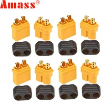10 x Amass XT60+ Plug Connector With Sheath Housing 5 Male 5 Female (5 Pair )
10 x Amass XT60+ Plug Connector With Sheath Housing 5 Male 5 Female (5 Pair )