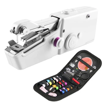 Easy Operate Denim Curtains Handheld Sewing Machine Travel Leather DIY Bedroom Manual Tools Portable Mini Fabric With Needles
Easy Operate Denim Curtains Handheld Sewing Machine Travel Leather DIY Bedroom Manual Tools Portable Mini Fabric With Needles