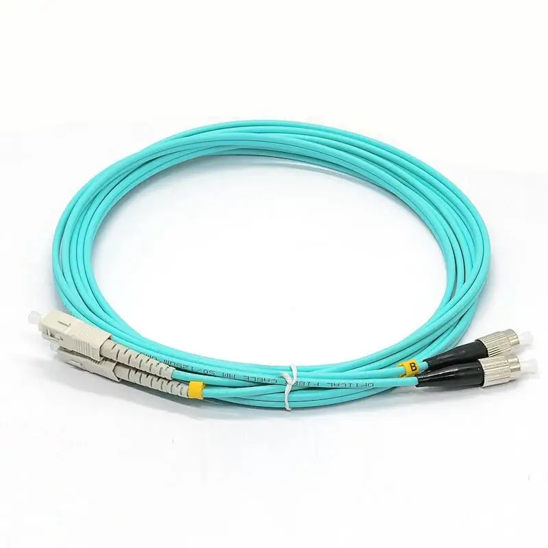 OM3 SC/UPC-FC/UPC Multi-Mode OM3 Fiber Cable Multimode Duplex Fiber Optical Jumper Patch Cord 3M 5M 10M 15M
OM3 SC/UPC-FC/UPC Multi-Mode OM3 Fiber Cable Multimode Duplex Fiber Optical Jumper Patch Cord 3M 5M 10M 15M