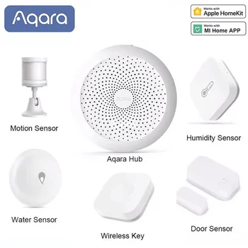 Original Aqara Hub Kit Work With Human Sensor Door Window Sensor Smart Home Wireless Switch Smart Device Work For Mijia APP
Original Aqara Hub Kit Work With Human Sensor Door Window Sensor Smart Home Wireless Switch Smart Device Work For Mijia APP