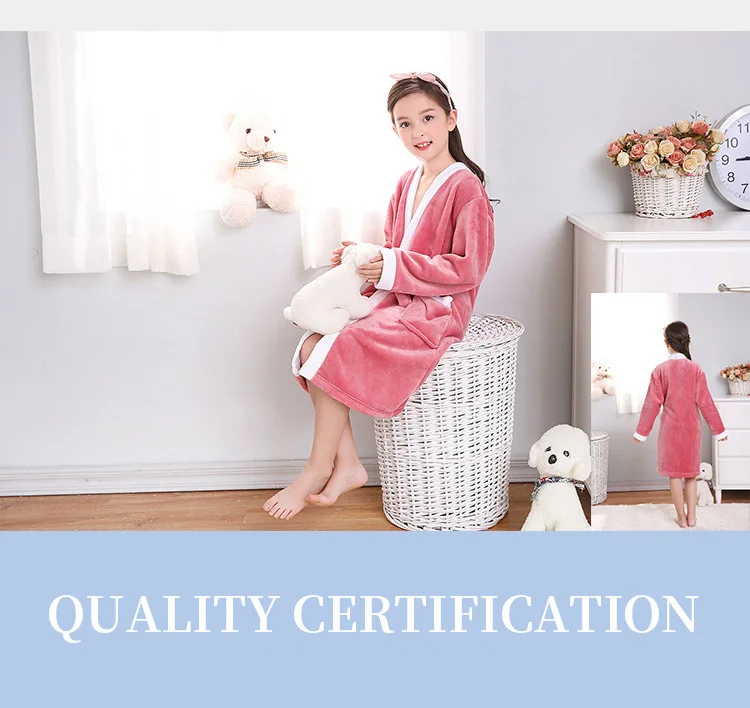 Children Bathrobes Winter Girls Nightgowns Solid Baby Boy Flannel Robe Clothing Kids Bathrobe For Girls Sleepwear Robe Children Bathrobes Winter Girls Nightgowns Solid Baby Boy Flannel Robe Clothing Kids Bathrobe For Girls Sleepwear Robe