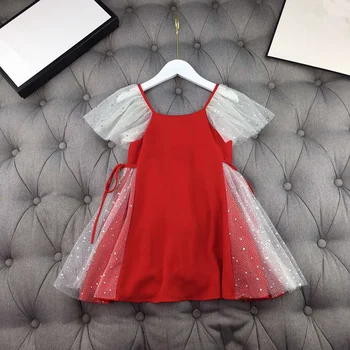 European and American children's outfit 2020 spring and summer new fund The bubble sleeve is spliced with gauze Baby girl dress
European and American children's outfit 2020 spring and summer new fund The bubble sleeve is spliced with gauze Baby girl dress