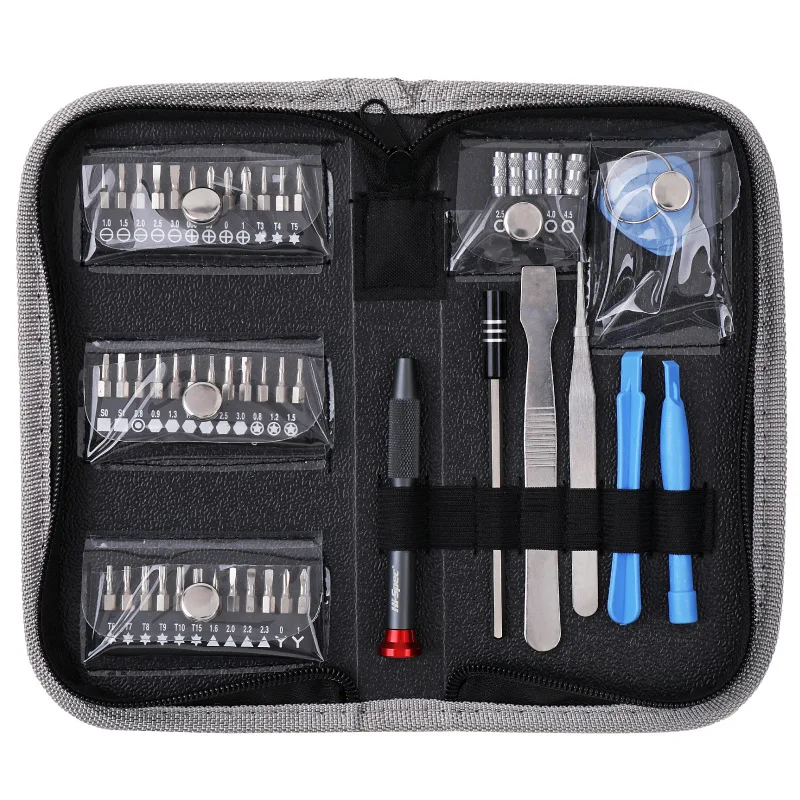 49pcs Cross Flower Pattern Triangular Precision Screwdriver Set Mobile Phone PC Repair Rework kit
49pcs Cross Flower Pattern Triangular Precision Screwdriver Set Mobile Phone PC Repair Rework kit