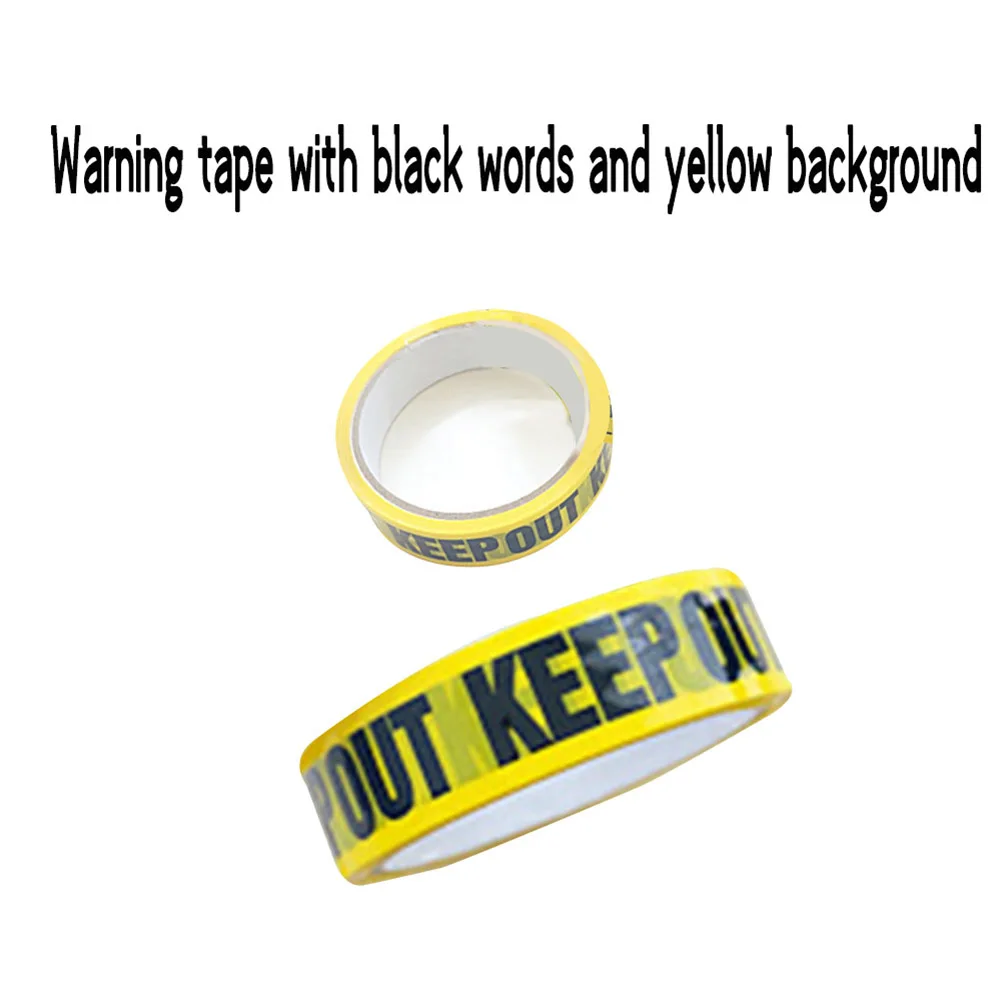 Generic 1 Roll Yellow DIY Warning Tape Danger Caution Fragile Keep Out