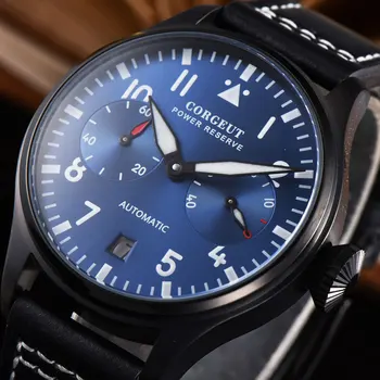 Corgeut 42mm Automatic Mechanical Men Watch Luxury Brand Business Power Reserve Luminous Waterproof Date Clock Male WristWatch
Corgeut 42mm Automatic Mechanical Men Watch Luxury Brand Business Power Reserve Luminous Waterproof Date Clock Male WristWatch