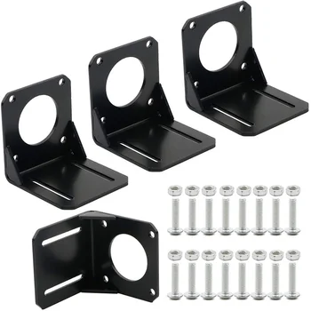 4Pcs 57 Stepper Motor Nema 23 Fixed Seat, Nema 23 Stepper Motor Steel Mounting Bracket,with Mounting Screws
4Pcs 57 Stepper Motor Nema 23 Fixed Seat, Nema 23 Stepper Motor Steel Mounting Bracket,with Mounting Screws