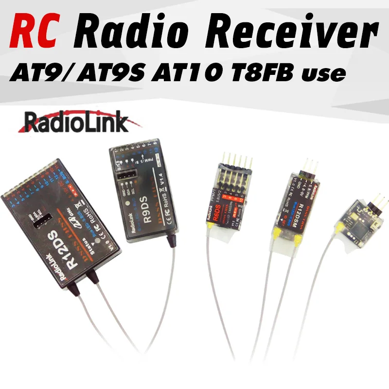 Radiolink R12DSM R12DS R9DS R8FM R6DSM R6DS R6FG Rc Receiver 2.4G Signal for RC Transmitter AAT9/AT9S/AT10/AT10II
Radiolink R12DSM R12DS R9DS R8FM R6DSM R6DS R6FG Rc Receiver 2.4G Signal for RC Transmitter AAT9/AT9S/AT10/AT10II