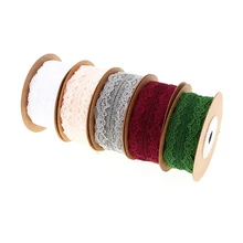 5m*25mm Beautiful Lace Bilateral DIY Crafts/Wedding/Clothing /Floral /Sewing Skirt/ Lace Ribbon Gift Wrapping Sewing Accessories
5m*25mm Beautiful Lace Bilateral DIY Crafts/Wedding/Clothing /Floral /Sewing Skirt/ Lace Ribbon Gift Wrapping Sewing Accessories