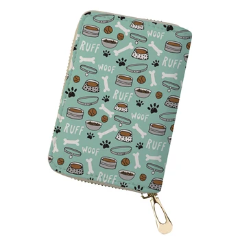 THIKIN Women Purses Wallet Cover ID Credit Cartoon Dog Bone Paw Card Holder Small Size Multicolor Business Pack Bus Card Bag
THIKIN Women Purses Wallet Cover ID Credit Cartoon Dog Bone Paw Card Holder Small Size Multicolor Business Pack Bus Card Bag