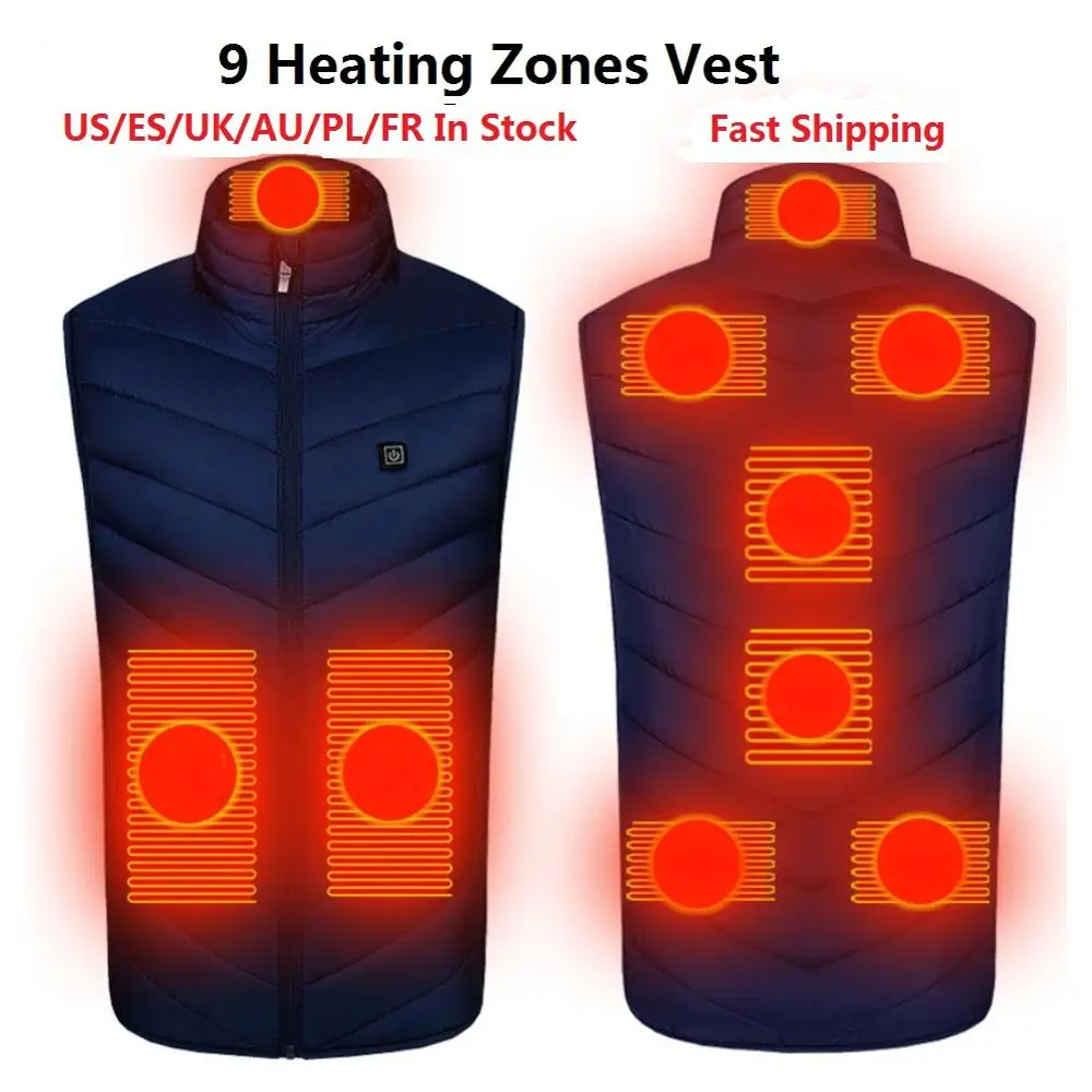 4XL 5XL 6XL 9 Heating Zone Vest USB Infrared Heating Vest Control Temperature Outdoor Camping Hiking Warm Jacket In Stock
4XL 5XL 6XL 9 Heating Zone Vest USB Infrared Heating Vest Control Temperature Outdoor Camping Hiking Warm Jacket In Stock