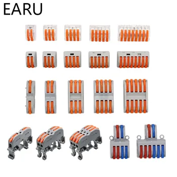 Mini Fast Wire Cable Connectors Universal Compact Conductor Spring Splicing Wiring Connector Push-in Terminal Block SPL-2/3 LED
Mini Fast Wire Cable Connectors Universal Compact Conductor Spring Splicing Wiring Connector Push-in Terminal Block SPL-2/3 LED