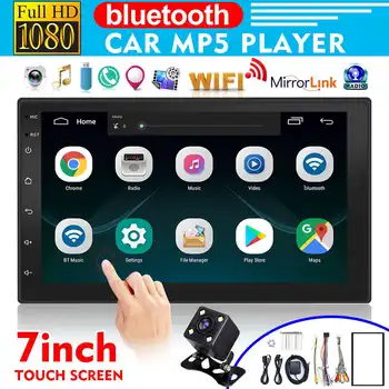 7" 2 din Android 8.1 HD Auto Car Multimedia Autoradio Radio Touch Screen bluetooth Wifi GPS FM MP5 Player Rear View Camera
7" 2 din Android 8.1 HD Auto Car Multimedia Autoradio Radio Touch Screen bluetooth Wifi GPS FM MP5 Player Rear View Camera