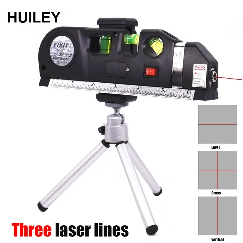 Laser Level Horizontal Vertical Measure Line Tape Adjusted Multifunction Standard Ruler Lasers Lines Instrument Tripod Batteries
Laser Level Horizontal Vertical Measure Line Tape Adjusted Multifunction Standard Ruler Lasers Lines Instrument Tripod Batteries