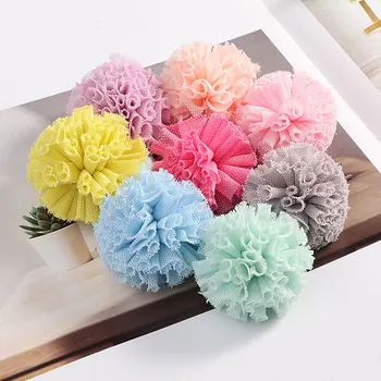 DIY 5Pcs 40mm Lace Ball DIY Gauze Elastic Flower Pompoms Craft Plush Mesh Pendant For Head Hair Wedding Dress Sew Accessories
DIY 5Pcs 40mm Lace Ball DIY Gauze Elastic Flower Pompoms Craft Plush Mesh Pendant For Head Hair Wedding Dress Sew Accessories