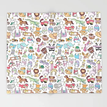 Cat Cartoon Throws for Sofa Cute Kid Design Winter Animals Blankets Christmas Decorations for Home Custom Blanket
Cat Cartoon Throws for Sofa Cute Kid Design Winter Animals Blankets Christmas Decorations for Home Custom Blanket