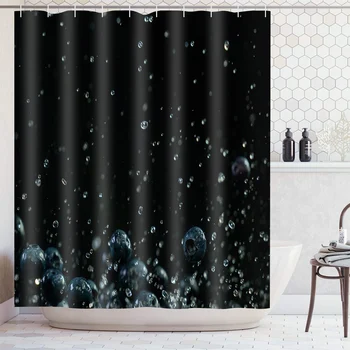 Simple Bath Curtain black Geometric Printed Protection Shower Curtains Plastic Waterproof Mold Proof Bathroom Products 
Simple Bath Curtain black Geometric Printed Protection Shower Curtains Plastic Waterproof Mold Proof Bathroom Products
