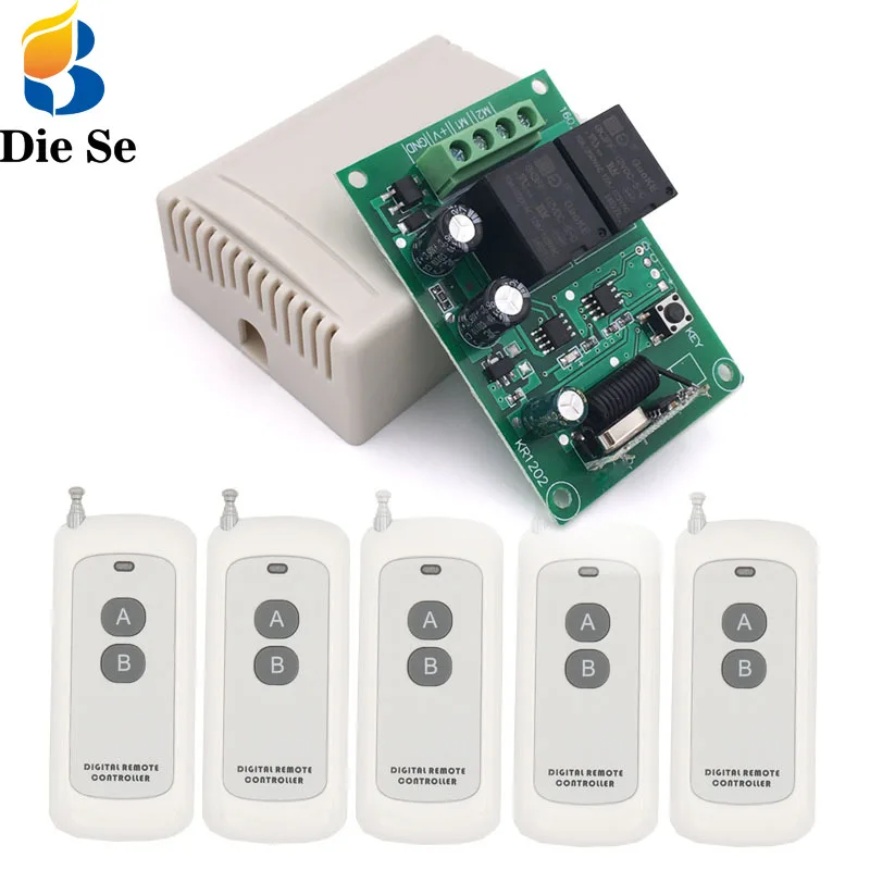 Electric Curtain Motor Remote Controller DC 12V 10A rf Relay Receiver Board and Long Range Transmitter for Tubular Motor/ Garage
Electric Curtain Motor Remote Controller DC 12V 10A rf Relay Receiver Board and Long Range Transmitter for Tubular Motor/ Garage