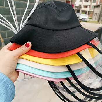 Detachable Transparent PVC Face Protection Shield Screen Fisherman Cap Kids Solid Color Casual Hat Children Lightweight Sun Hats
Detachable Transparent PVC Face Protection Shield Screen Fisherman Cap Kids Solid Color Casual Hat Children Lightweight Sun Hats
