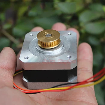 Micro 42MM Precision Stepper Motor 1.8 Degree 2-phase 4-wire Stepping Motor Synchronous Copper Gear Pulley For CNC 3D Printer
Micro 42MM Precision Stepper Motor 1.8 Degree 2-phase 4-wire Stepping Motor Synchronous Copper Gear Pulley For CNC 3D Printer
