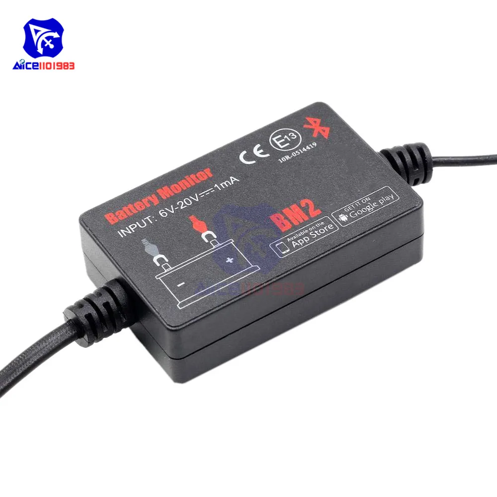 diymore Battery Monitor BM2 Mobilehone Apps Bluetooth 4.0 Device DC 6-20V Battery Tester for Car
diymore Battery Monitor BM2 Mobilehone Apps Bluetooth 4.0 Device DC 6-20V Battery Tester for Car