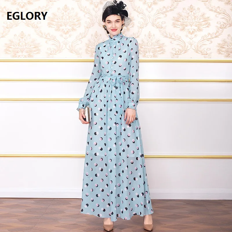 Plus Size Clothing 2019 Autumn Long Dress High Quality Women Ruffled Collar Polka Dot Print Long Sleeve Blue Maxi Dress XXXXL
Plus Size Clothing 2019 Autumn Long Dress High Quality Women Ruffled Collar Polka Dot Print Long Sleeve Blue Maxi Dress XXXXL