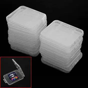 20pcs Transparent Hard Plastic Standard SD SDHC Memory Card Case Holder Storage Box Protector
20pcs Transparent Hard Plastic Standard SD SDHC Memory Card Case Holder Storage Box Protector