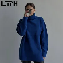 LTPH streetwear oversized loose turtleneck sweater women knitted long sleeve pullovers all-match jumpers warm 2022 spring new 
LTPH streetwear oversized loose turtleneck sweater women knitted long sleeve pullovers all-match jumpers warm 2022 spring new