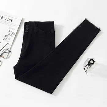 Vintage Black Jeans For Women New High Waist Women Jeans Tassel Denim Jeans Pants Female Stretch Skinny Casual Pencil Pants 
Vintage Black Jeans For Women New High Waist Women Jeans Tassel Denim Jeans Pants Female Stretch Skinny Casual Pencil Pants