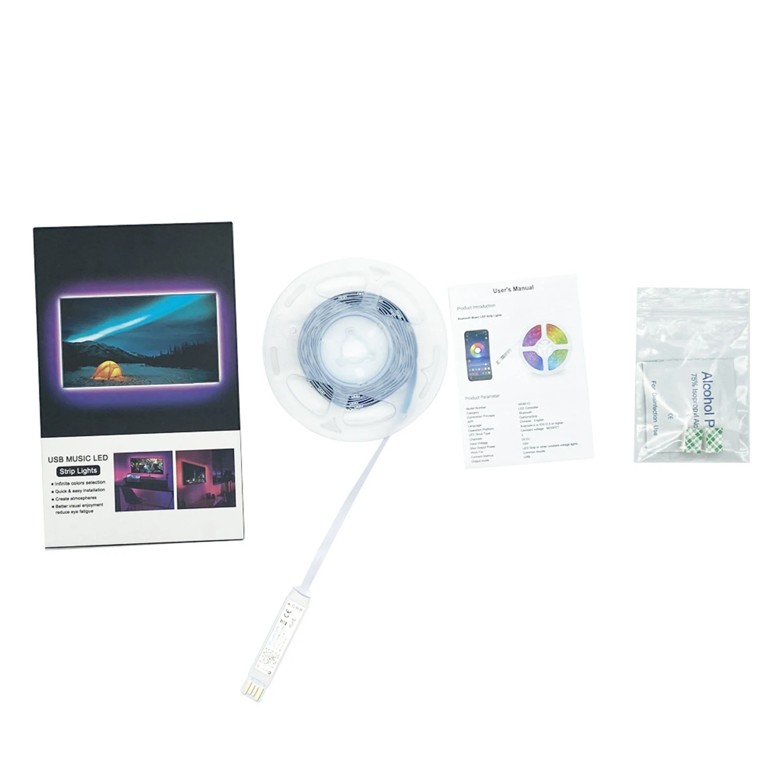 Bluetooth RGB LED Strips 12V 5050 0.5M 1M 2M 3M 4M 5M Flexible Tira LED Light Strips RGB Ruban LED Lights For Room
Bluetooth RGB LED Strips 12V 5050 0.5M 1M 2M 3M 4M 5M Flexible Tira LED Light Strips RGB Ruban LED Lights For Room