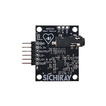 AD8232 ECG Sensor Module Pulse Heart Monitoring Analog ECG Measurement ECG Monitoring Microcontroller
AD8232 ECG Sensor Module Pulse Heart Monitoring Analog ECG Measurement ECG Monitoring Microcontroller