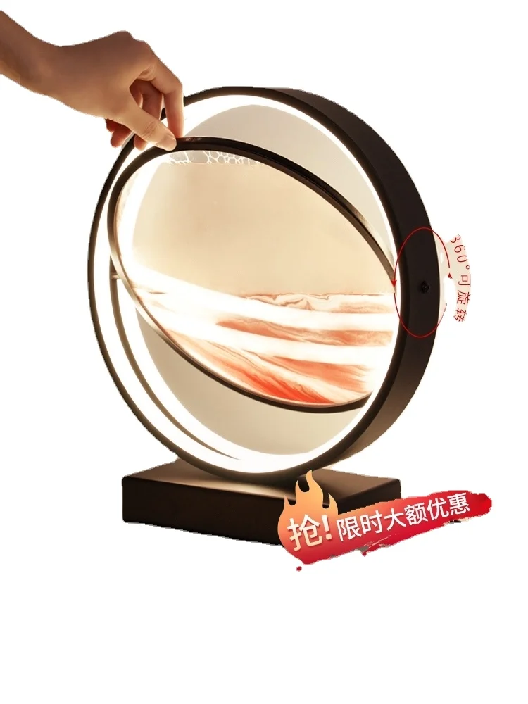 Table Lamp Bedroom Bedside Table Lamp Creative Modern and Simple Nordic Warm Romantic Fashion Home Sand Painting Ornament 
Table Lamp Bedroom Bedside Table Lamp Creative Modern and Simple Nordic Warm Romantic Fashion Home Sand Painting Ornament