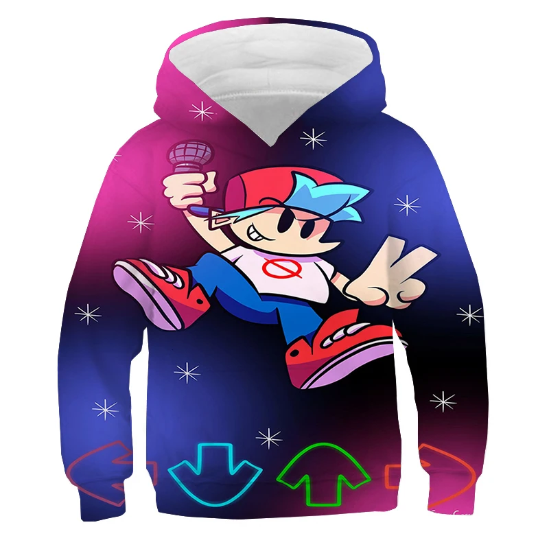 New Kids Hoodies Friday Night Funkin 3D Print Boys Girls Hoodie Sweatshirt Children Harajuku Cartoon Pollover Coat Teens Clothes
New Kids Hoodies Friday Night Funkin 3D Print Boys Girls Hoodie Sweatshirt Children Harajuku Cartoon Pollover Coat Teens Clothes