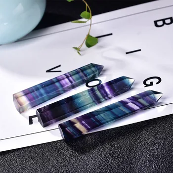 Natural Crystal Colored fluorite Point Healing Stone Hexagonal Prisms Reiki Quartz Obelisk Wand Treatment Stone DIY Gift 1PC
Natural Crystal Colored fluorite Point Healing Stone Hexagonal Prisms Reiki Quartz Obelisk Wand Treatment Stone DIY Gift 1PC