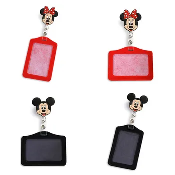 Cartoon Silicone Card holder badge reel badge holders Bank Credit ID card holder Identity Badge with Retractable Reel Stationery
Cartoon Silicone Card holder badge reel badge holders Bank Credit ID card holder Identity Badge with Retractable Reel Stationery